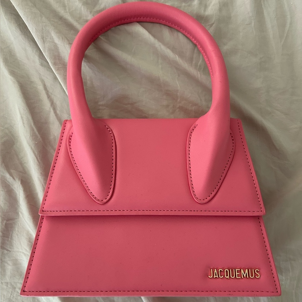 Jacquemus Vibrant Pink Grand Bag